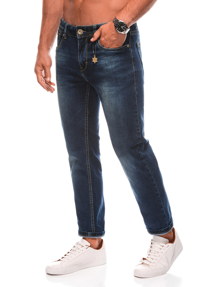 Men's jeans P1487 - dark blue