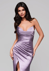 Evening dress LA-OM-DLR140 - violet