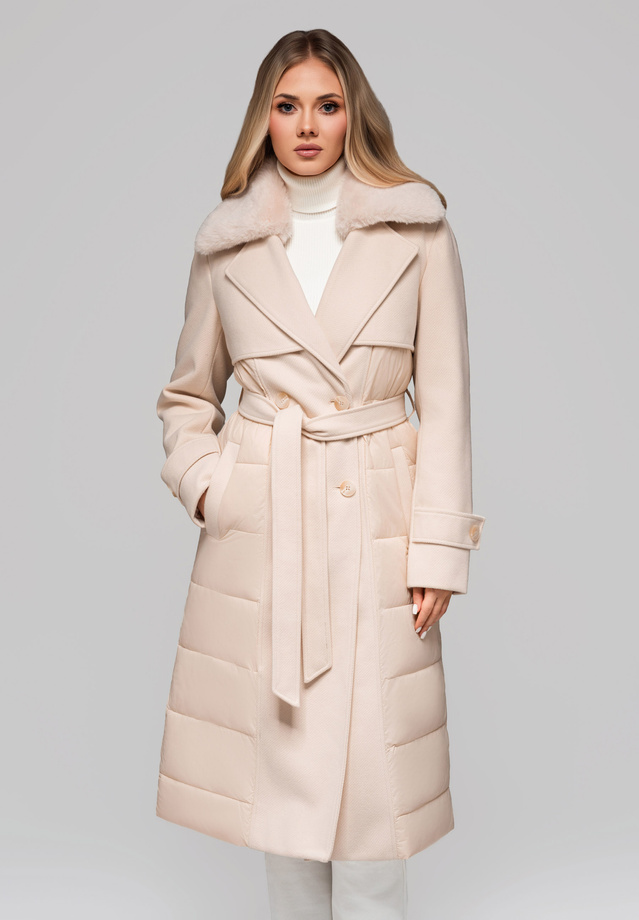 Women's waist coat LARICA OW-COWC-0104 v2 - beige