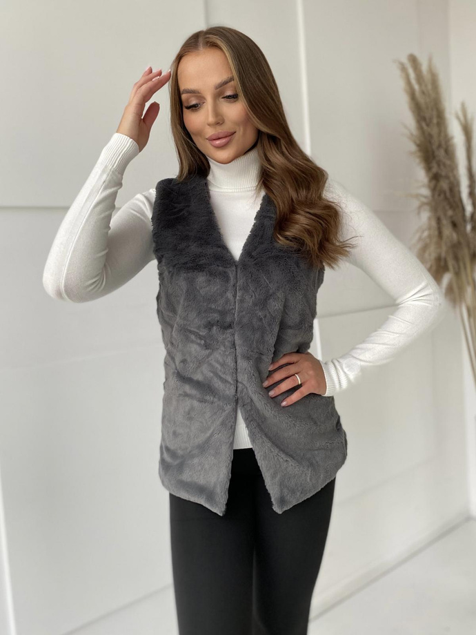 Women's vest VLR012 - anthracite