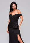 Evening dress LA-OM-DLR248 - black