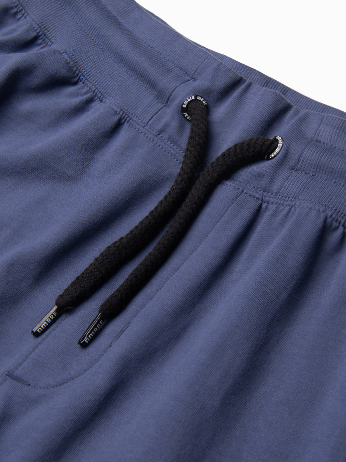 Men's knit shorts - dark blue V4 W291