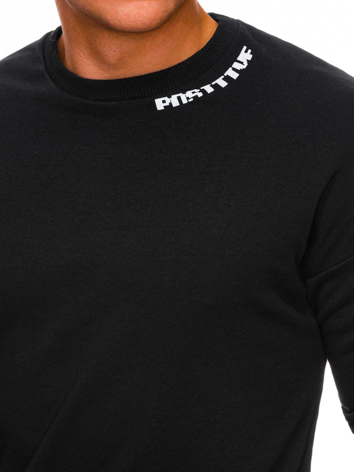 Men's sweatshirt B1340 - black