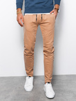 Men's sweatpants - camel P946