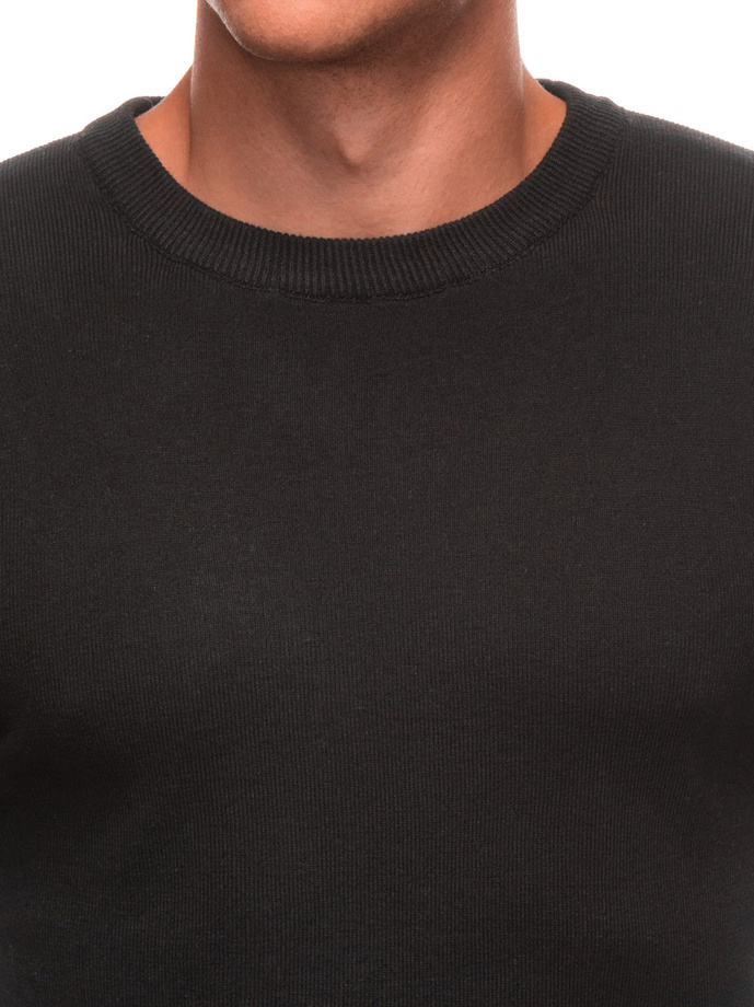 Sweter męski E242 - czarny
