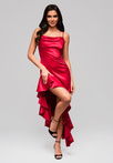 Evening dress LA-OM-DLR166 - burgundy