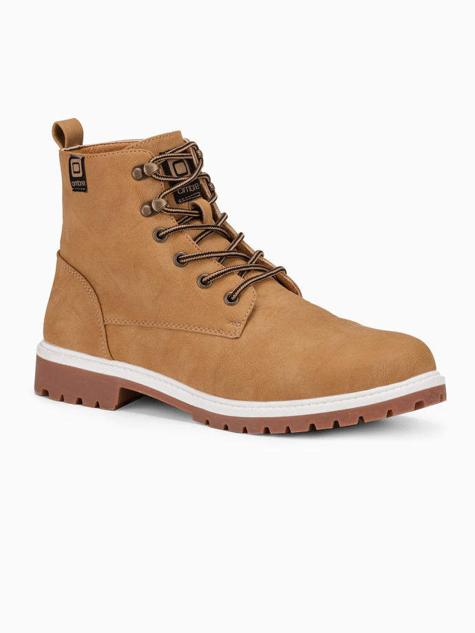 Men's winter shoes trappers - beige T314