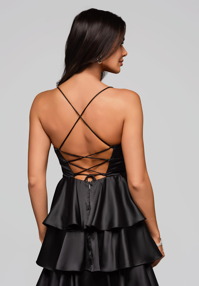 Evening dress LA-OM-DLR202 black