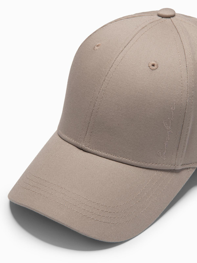 Men's baseball cap with decorative embroidery - ash V3 OM-ACCS-0102