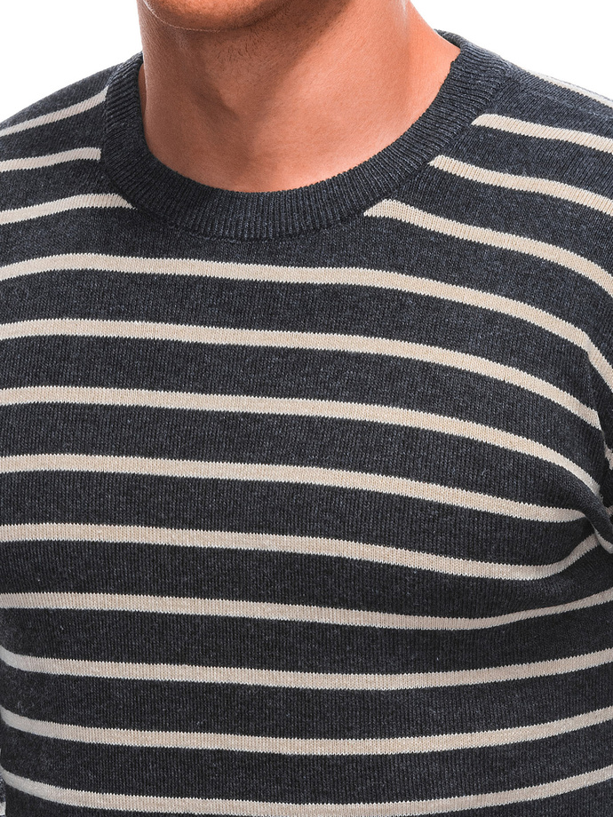 Men's sweater E220 - dark grey