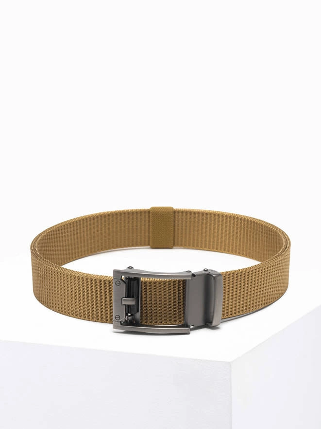 Men's belt A827 - beige
