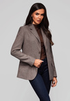 Women's jacket LW-BLZB-0101 v4 - brown
