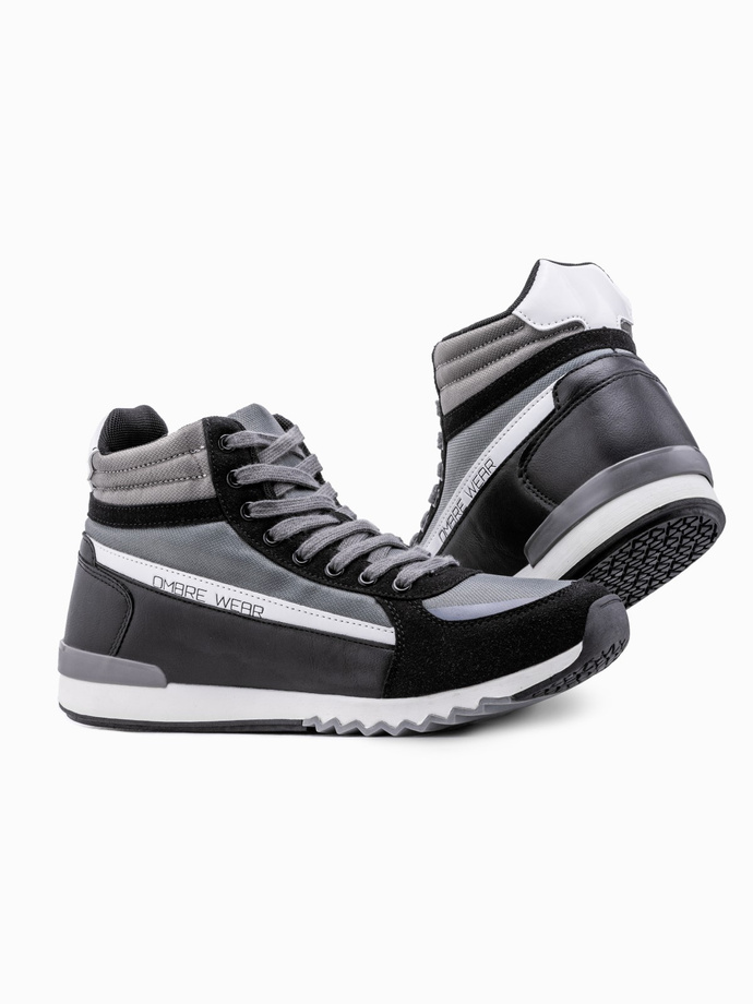 Men's ankle sneakers shoes - grey V1 T358