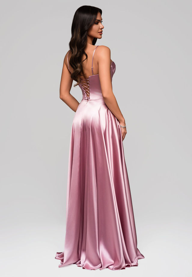 Evening dress LA-OM-DLR160 - pink
