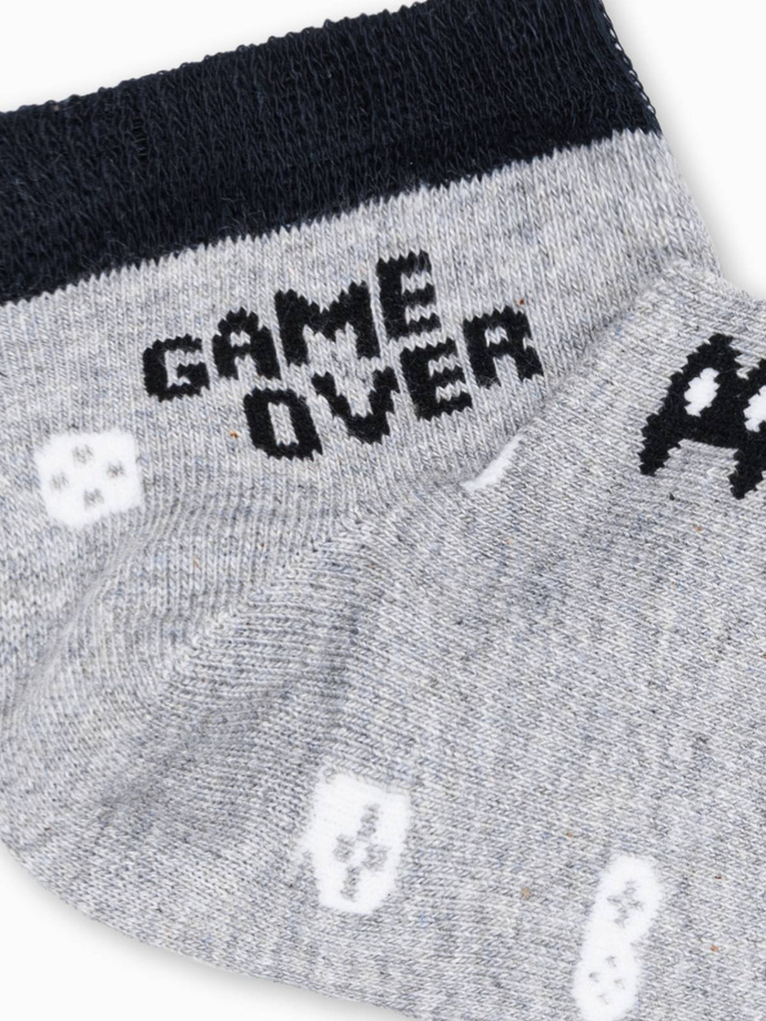 Men's socks - grey/black V7 U177