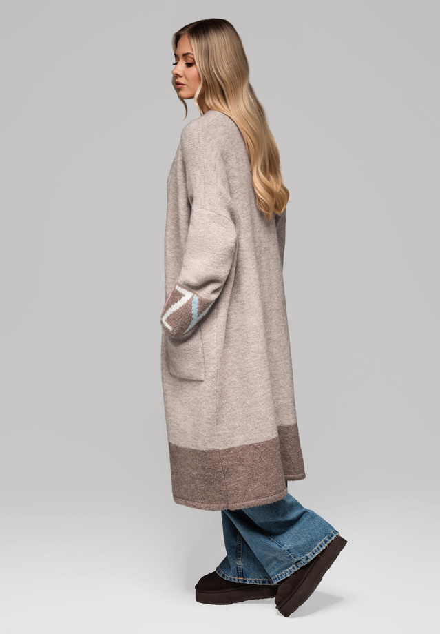 Women's sweater LW-SWCD-0101 light beige