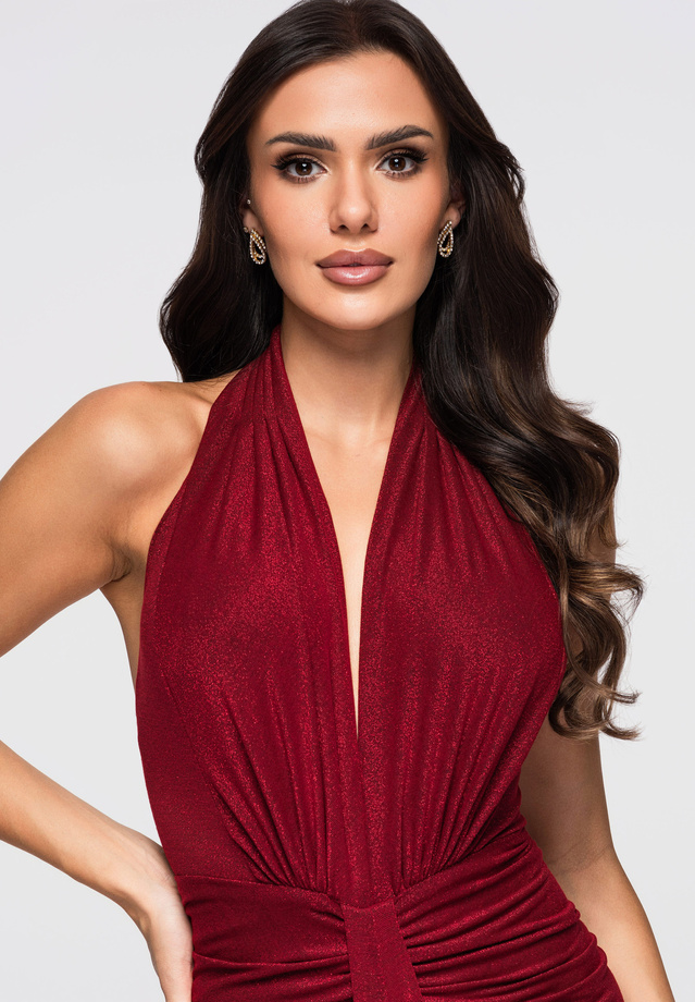 Evening dress LA-OM-DLR260 - red