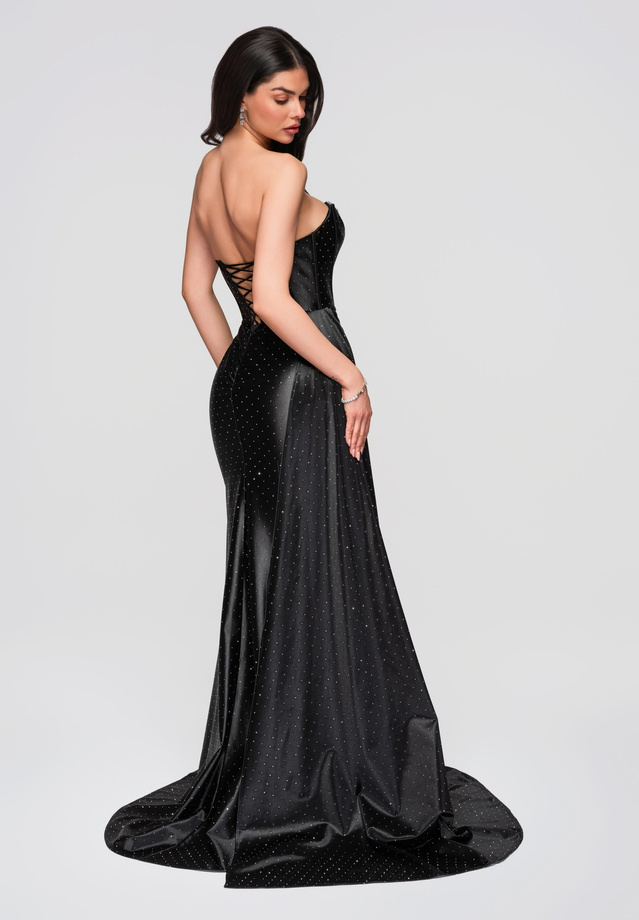 Evening dress LA-OM-DLR258 - gold