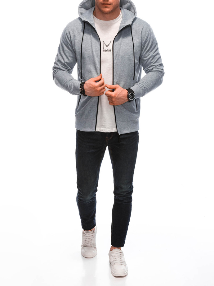 Men's hoodie B1651 - grey
