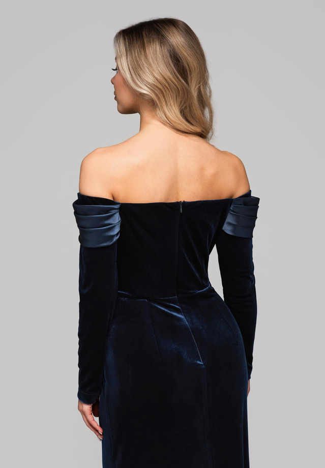 Evening dress LA-OM-DLR254 - navy