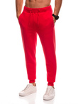BASIC men's uniform sweatpants joggers - red V4 EM-PABS-0108