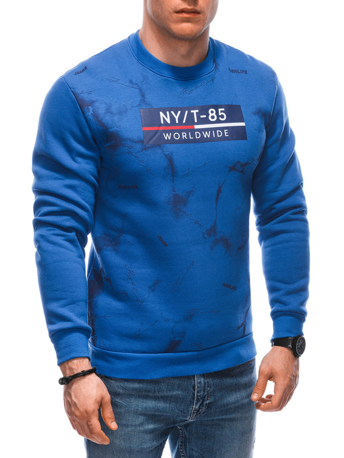 Men's sweatshirt B1658 - blue