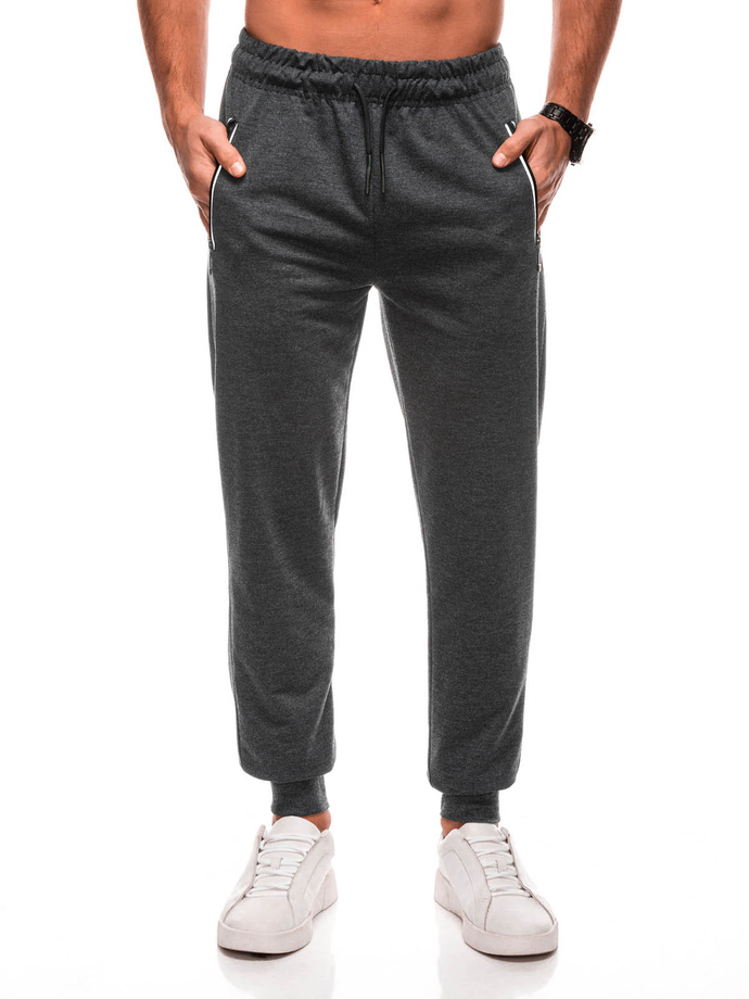 Men's sweatpants P1506 - dark grey