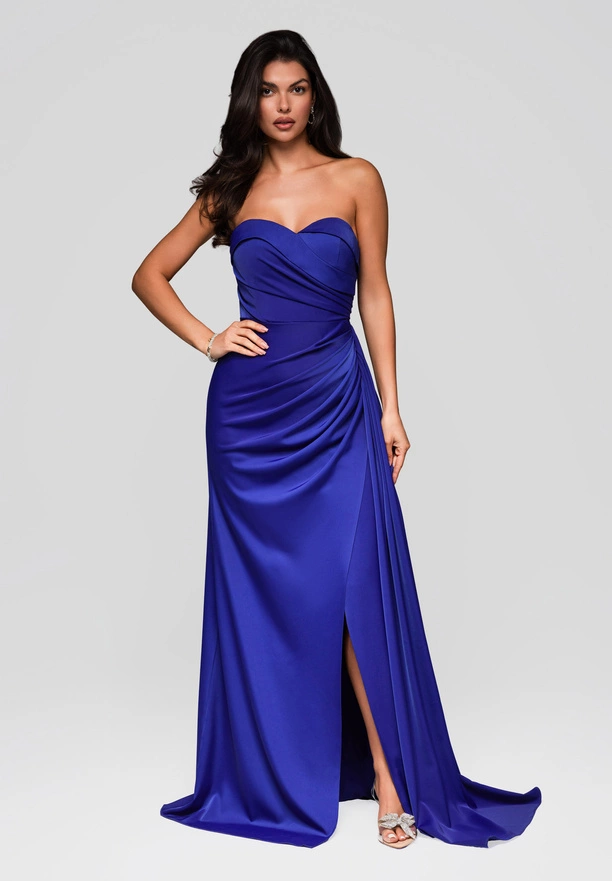 Evening dress LA-OM-DLR237 blue