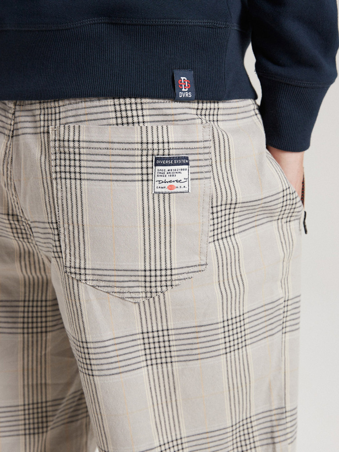 Krótkie spodenki męskie ZIPS SH W452 - szare