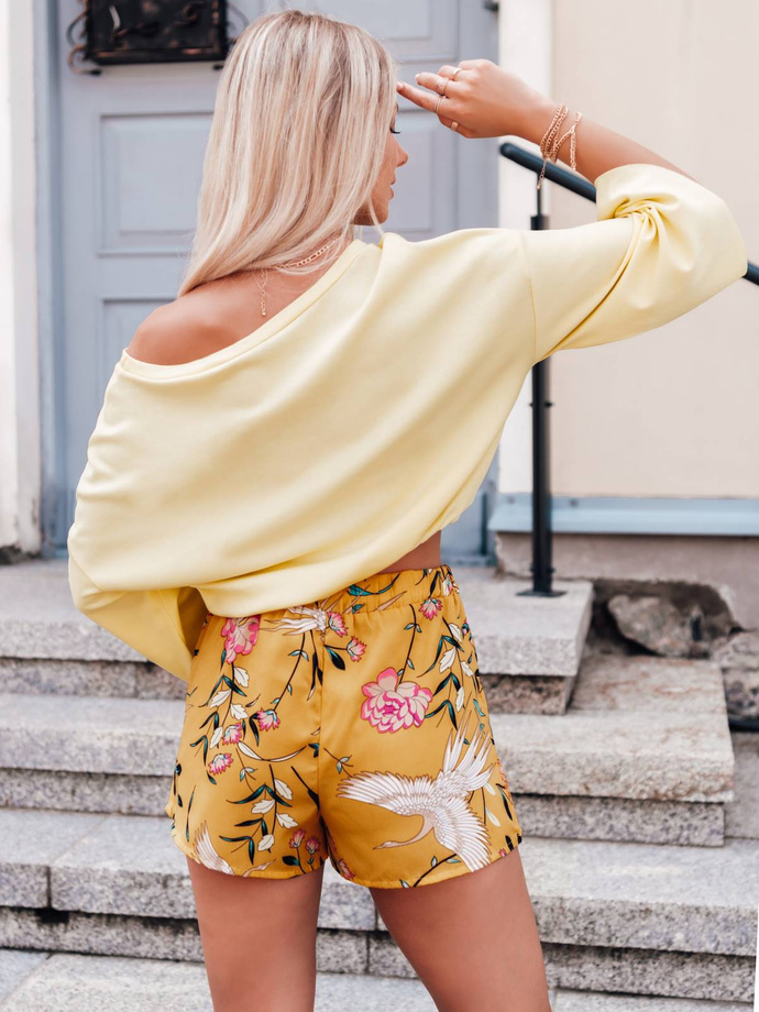 Bluzka damska LLR004 - żółta