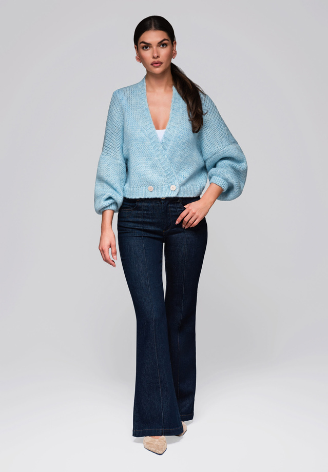 Sweter damski LW-SWCD-0105 - light blue