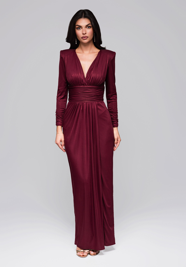 Evening dress LA-OM-DLR177 - fuchsia