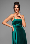 Evening dress LA-OM-DLR016 - bottle green