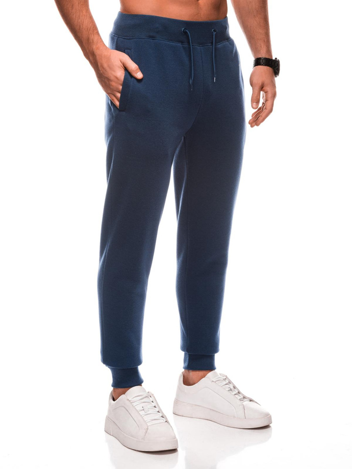 Men's BASIC uniform jogger sweatpants - navy blue V5 EM-PABS-0108