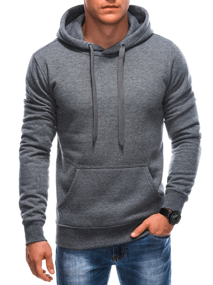 Men's hoodie B873 - dark grey