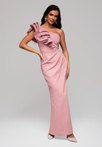 Evening dress LA-OM-DLR005 Regular Fit pink