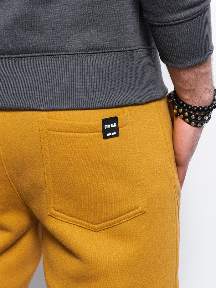 JOGERRY men's sweatpants - mustard V14 OM-PABS-0134