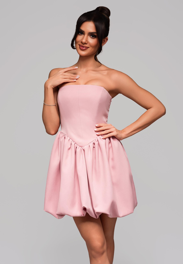 Evening dress LA-OM-DLR126 - pink