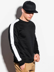 Men's hoodless sweatshirt OM-SSNZ-22FW-010 - V4 black