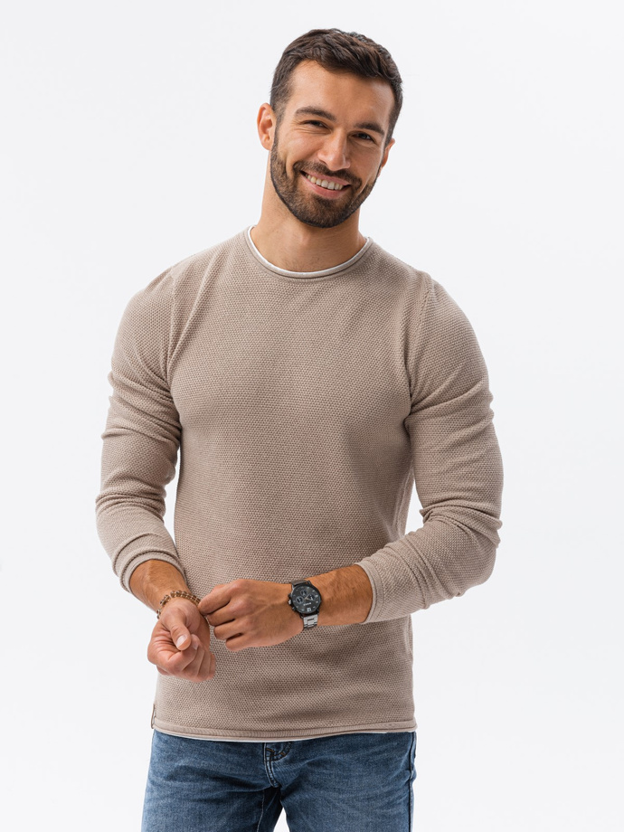 Men's sweater - brown E121