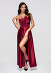 Evening dress LA-OM-DLR175 - burgundy