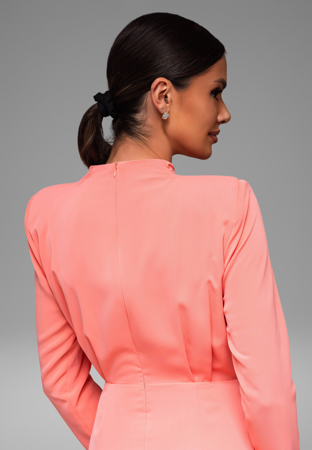 Evening dress LA-OM-DLR087 - peach