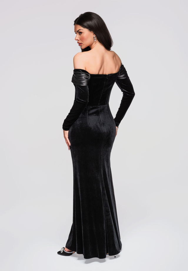 Sukienka wieczorowa LA-OM-DLR254 - black