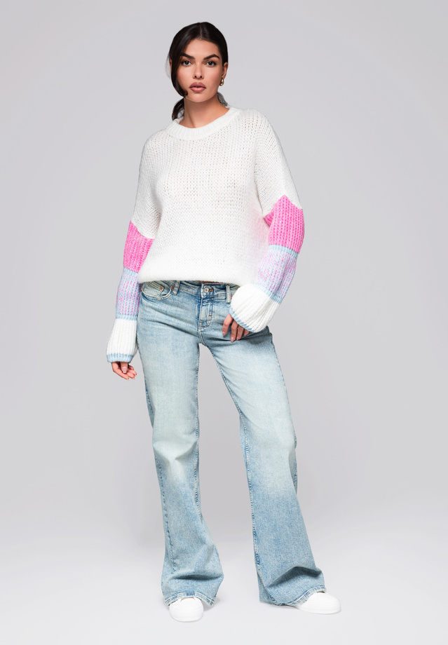 Sweter damski LW-SWSW-0107 - cream