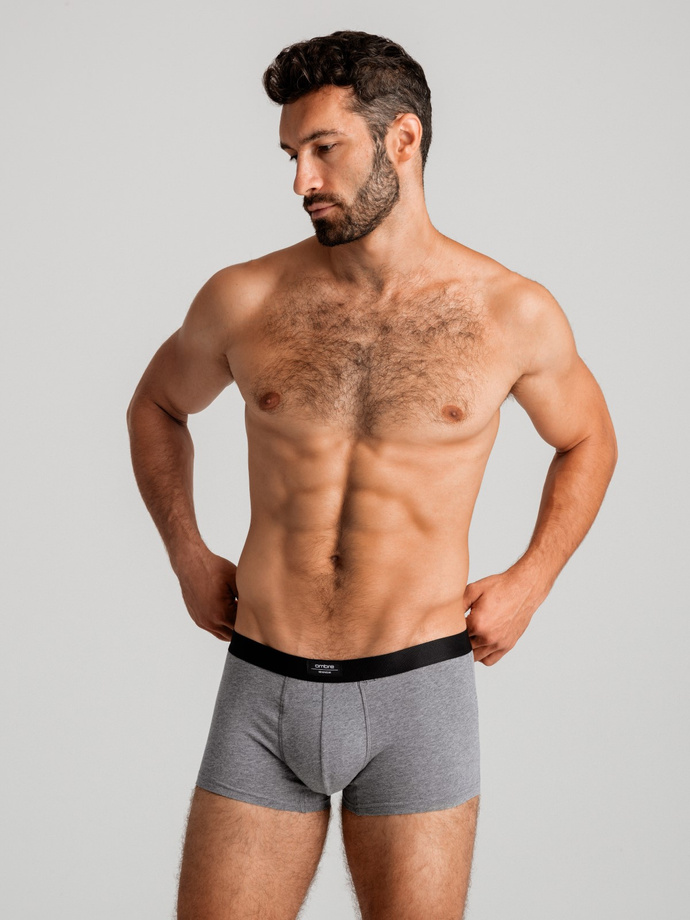 Men's underpants - grey melange U286