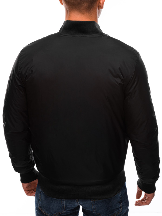 Men's mid-season jacket C532 - black