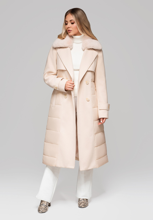 Women's waist coat LARICA OW-COWC-0104 v2 - beige