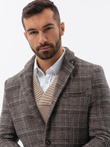 Men's coat- brown C499