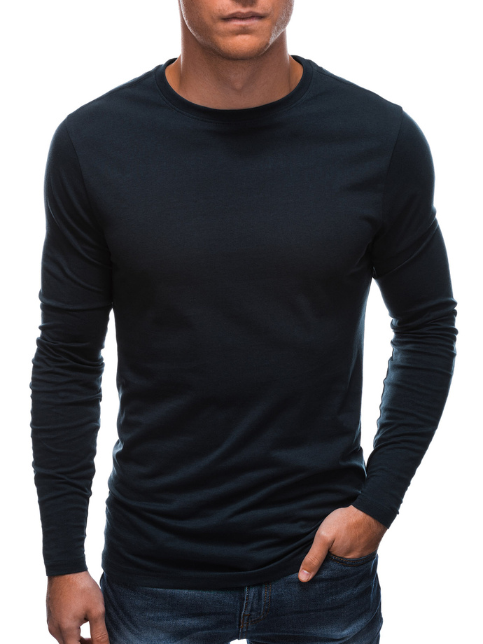 Men's plain longsleeve EM-LSBL-0103 - navy