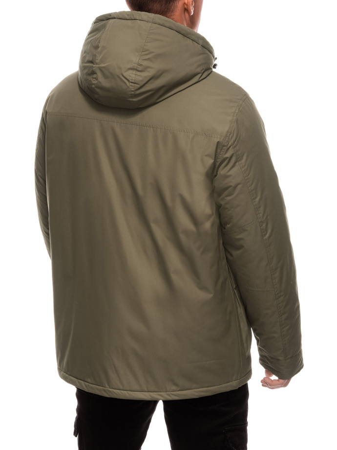 Men's winter jacket C530 - dark olive